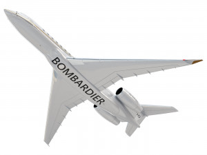 Bombardier Global 7500 aircraft 3D Modell