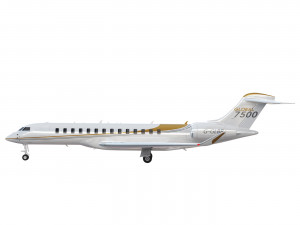 Bombardier Global 7500 aircraft 3D Modell