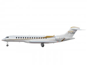 Bombardier Global 7500 aircraft 3D Model