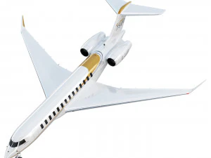 Bombardier Global 7500 aircraft 3D Model