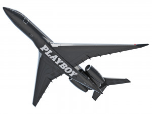 Playboy Big Bunny airplane 3D Model