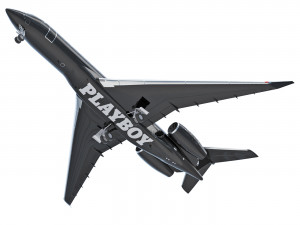 Playboy Big Bunny airplane 3D Model