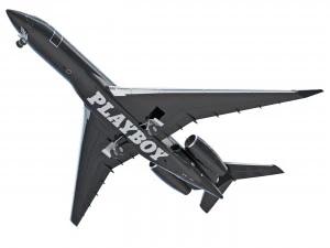 Playboy Big Bunny airplane 3D Model
