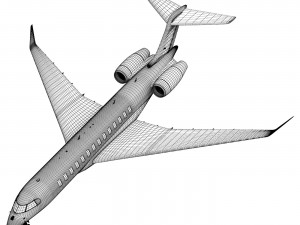 Playboy Big Bunny airplane 3D Model