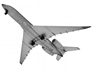 Playboy Big Bunny airplane 3D Model