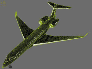 Playboy Big Bunny airplane 3D Model
