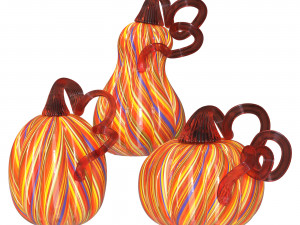 Glass pumpkins Modèle 3D