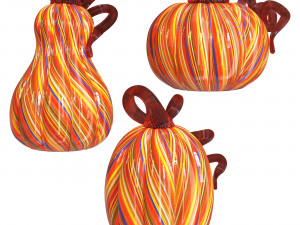Glass pumpkins 3D Model