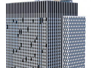 Building 100 Worth St New York Modello 3D