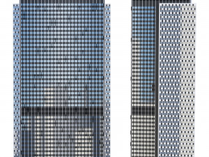 Building 100 Worth St New York Modello 3D