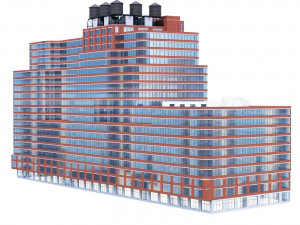 Starrett Lehigh New York Building 3D Model