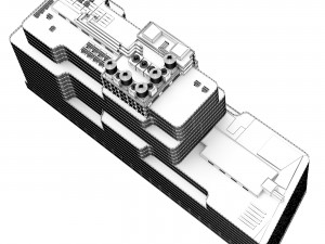 Starrett Lehigh New York Building 3D Model
