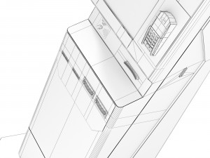Self-service kiosk Parafait Modèle 3D
