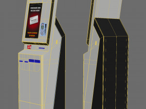 Self-service kiosk Parafait Modèle 3D