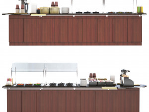 Salad bar 3Dモデル