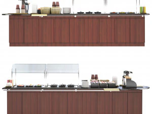 Salad bar 3D Model