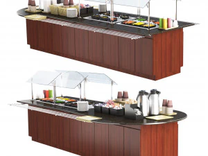 Salad bar 3D Model