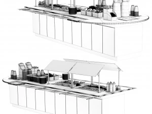 Salad bar 3D Model