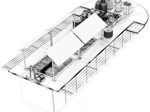 Salad bar 3Dモデル