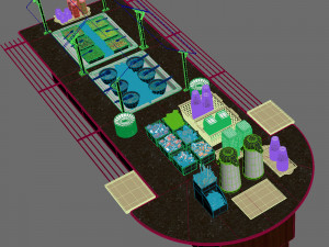 Salad bar 3Dモデル