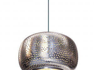 Pepper 1 Light Round Pendant Light Model 3D