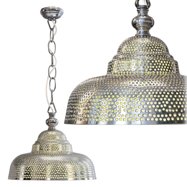 Lowell by Currey Company Pendant Light 3D 모델 .c4d .max .obj .3ds .fbx .stl .blend 