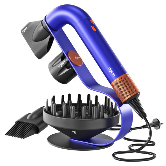 Hairdryer Dyson Supersonic r 3D Model .c4d .max .obj .3ds .fbx .stl .blend 
