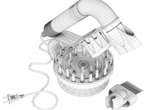 Hairdryer Dyson Supersonic r 3D Model