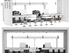 Center bar Model 3D