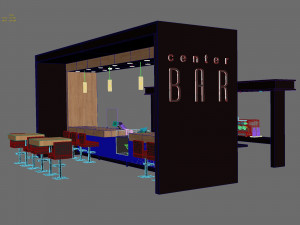 Center bar Model 3D