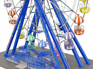 Diabelski młyn Kissimmee Stare Miasto Model 3D