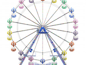 Diabelski młyn Kissimmee Stare Miasto Model 3D