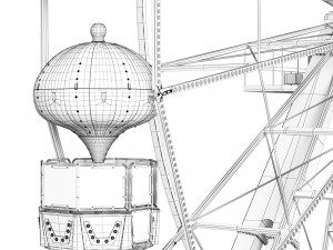 Diabelski młyn Kissimmee Stare Miasto Model 3D