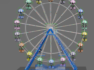 Diabelski młyn Kissimmee Stare Miasto Model 3D