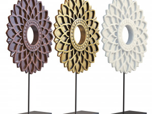 Decor Lea Large Marble Ring Modello 3D