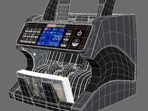 Banknote counter Docash 3200 HD 3D Model