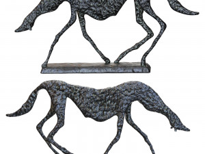 Dog of the Moon sculpture 3D Model