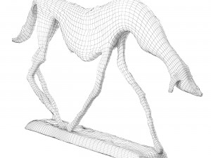 Dog of the Moon sculpture 3D Model