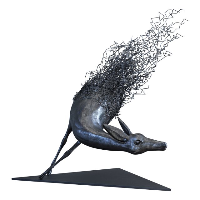 Sculpture Tomohiro Inaba 3 3D Model .c4d .max .obj .3ds .fbx .stl .blend 