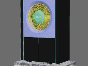 Heat pump Buderus 3D Model