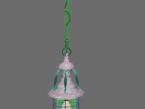 Pendant light Industrial Nautical Brass Black 3D Model