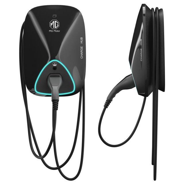 Electric vehicle charging station MG hub 3D Модель .c4d .max .obj .3ds .fbx .stl .blend 