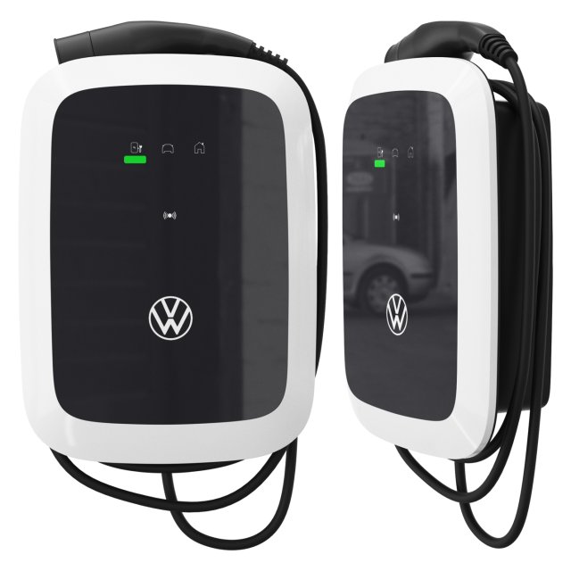 Volkswagen electric vehicle charging station 3D मॉडल .c4d .max .obj .3ds .fbx .stl .blend 