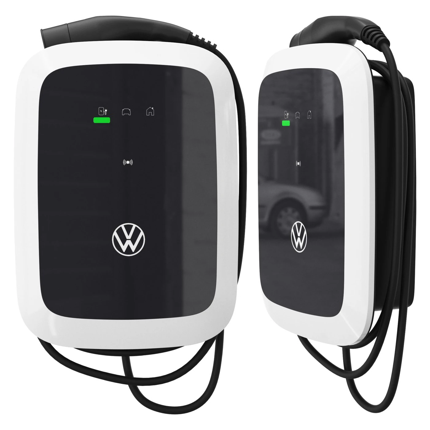 Volkswagen electric vehicle charging station 3D Model .c4d .max .obj .3ds .fbx .stl .blend