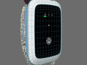 Volkswagen electric vehicle charging station 3D मॉडल