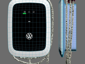 Volkswagen electric vehicle charging station 3D मॉडल