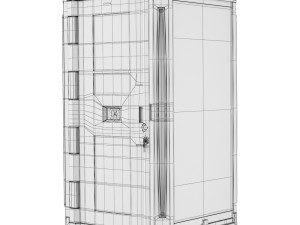 Dry toilet Dixi 3D 模型