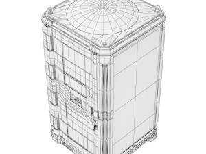 Dry toilet Dixi 3D 模型