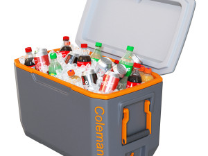 Coleman Cooler Box 70QT Xtreme Cool 3Dモデル