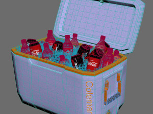 Coleman Cooler Box 70QT Xtreme Cool 3D Model